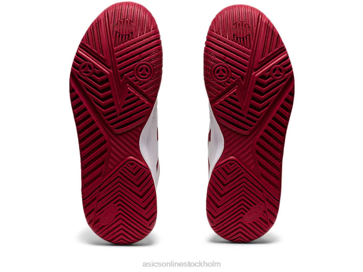 Asics gel-utmanare 13 kvinnor D6D02720 vit/tranbär