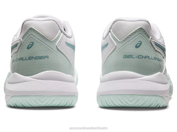 Asics gel-utmanare 13 kvinnor D6D02979 vit/rökblå