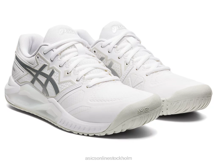 Asics gel-utmanare 13 kvinnor D6D03554 vit/rent silver