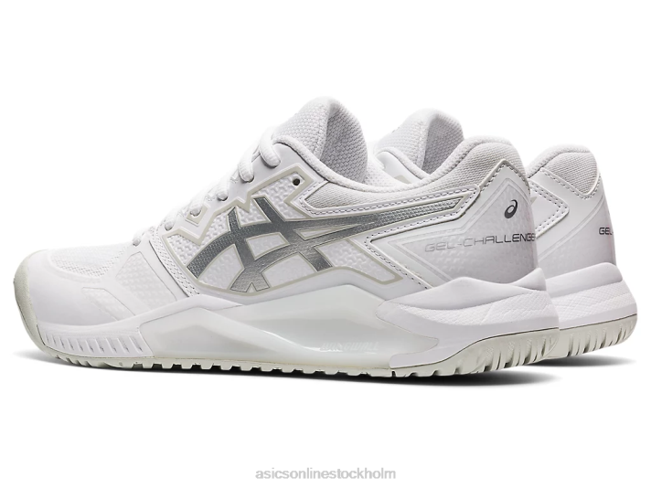 Asics gel-utmanare 13 kvinnor D6D03554 vit/rent silver