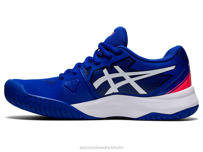 Asics gel-utmanare 13 kvinnor D6D03597 lapis lazuli blå/vit