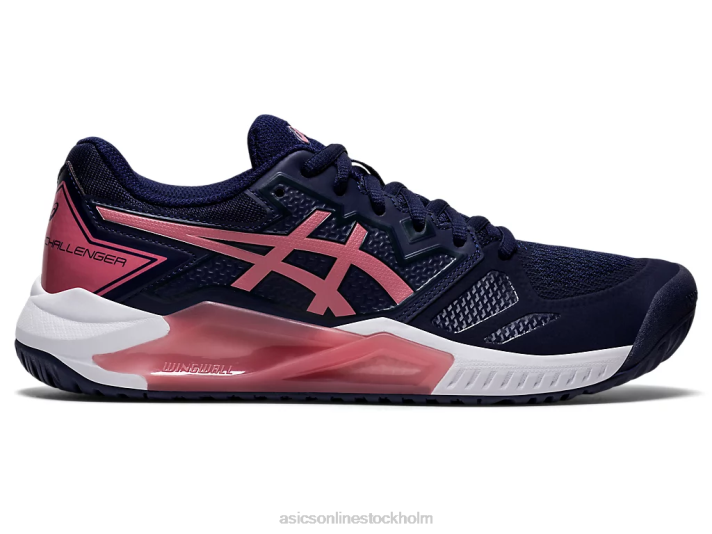 Asics gel-utmanare 13 kvinnor D6D03655 peacoat/smokey rose