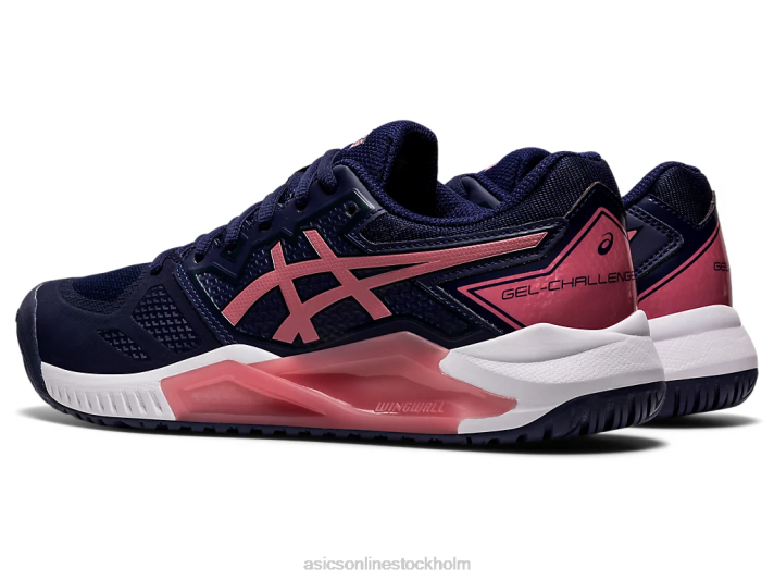 Asics gel-utmanare 13 kvinnor D6D03655 peacoat/smokey rose