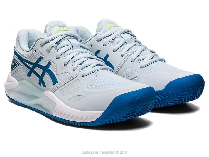 Asics gel-utmanare 13 lera kvinnor D6D02505 himmel/återfödd blå