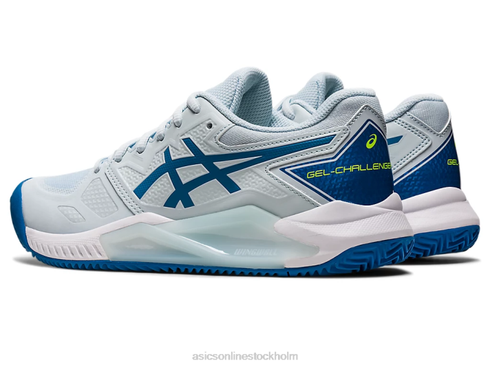 Asics gel-utmanare 13 lera kvinnor D6D02505 himmel/återfödd blå
