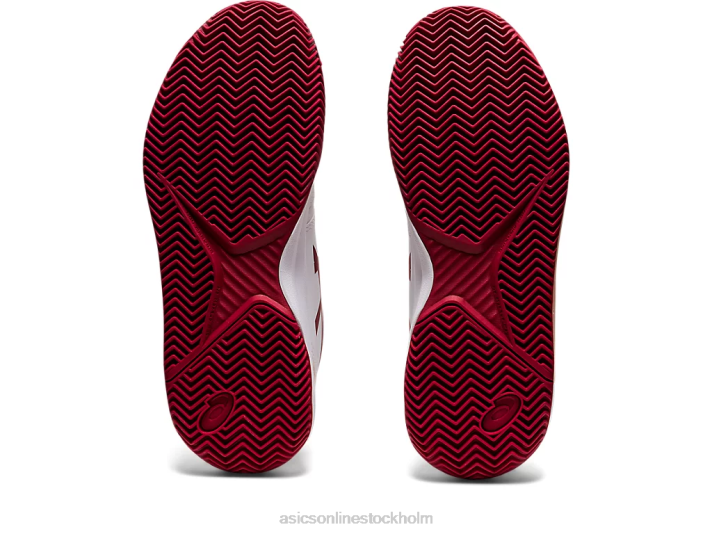 Asics gel-utmanare 13 lera kvinnor D6D02804 vit/tranbär