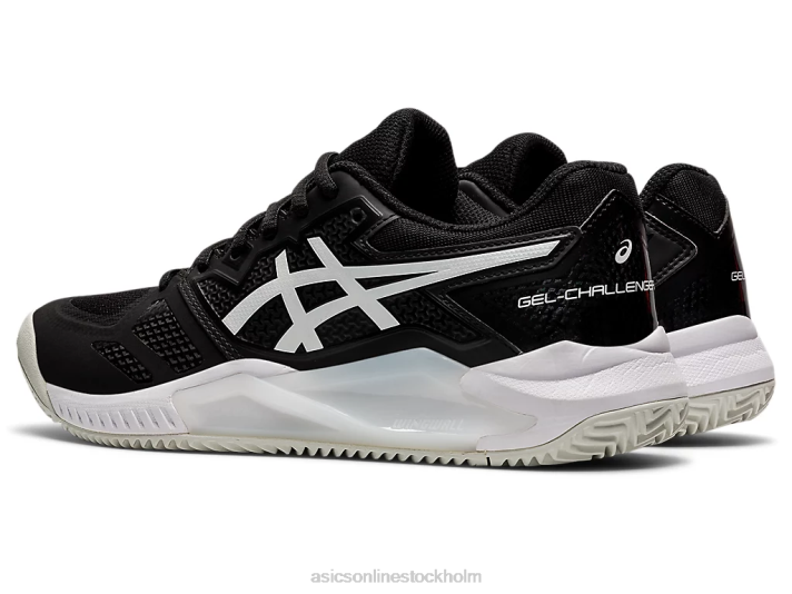 Asics gel-utmanare 13 lera kvinnor D6D03656 svart vit