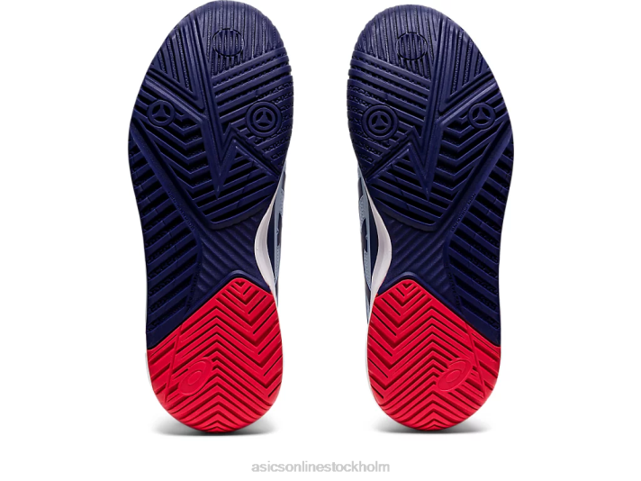 Asics gelupplösning 8 bred kvinnor D6D03107 mjuk himmel/dykblå