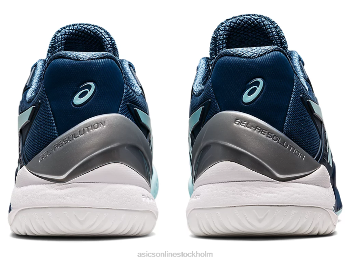 Asics gelupplösning 8 bred kvinnor D6D03521 ljus indigo/klarblå