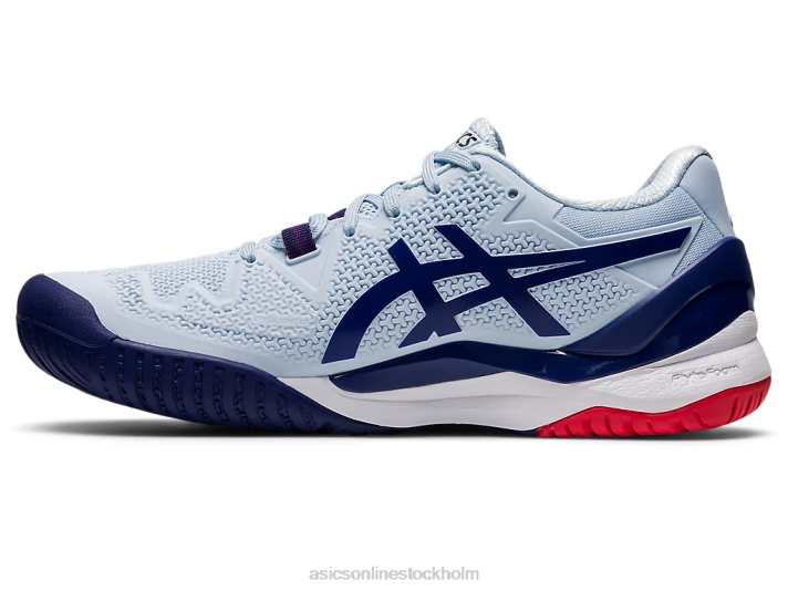Asics gelupplösning 8 kvinnor D6D03122 mjuk himmel/dykblå