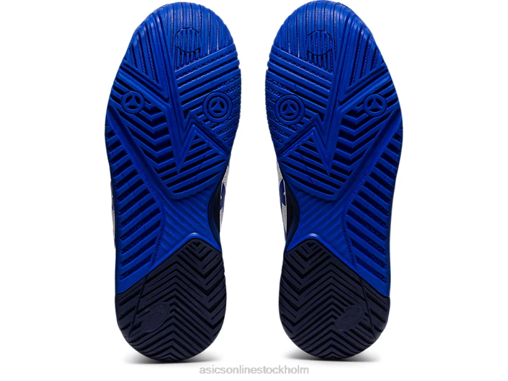 Asics gelupplösning 8 kvinnor D6D03867 vit/lapis lazuli blå