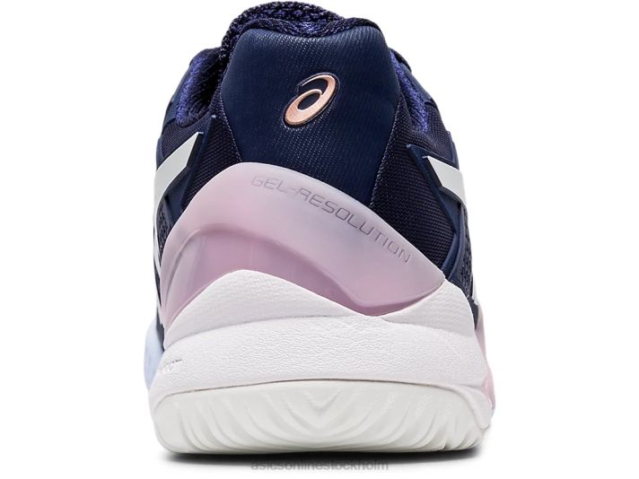 Asics gelupplösning 8 kvinnor D6D04185 peacoat/vit