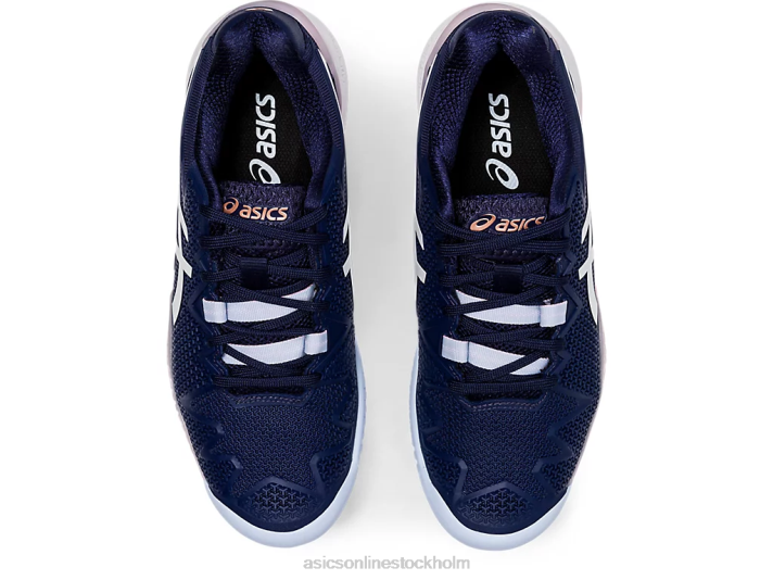 Asics gelupplösning 8 kvinnor D6D04185 peacoat/vit