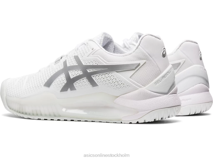 Asics gelupplösning 8 kvinnor D6D04186 vit/rent silver