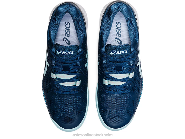Asics gelupplösning 8 lera kvinnor D6D03259 ljus indigo/klarblå