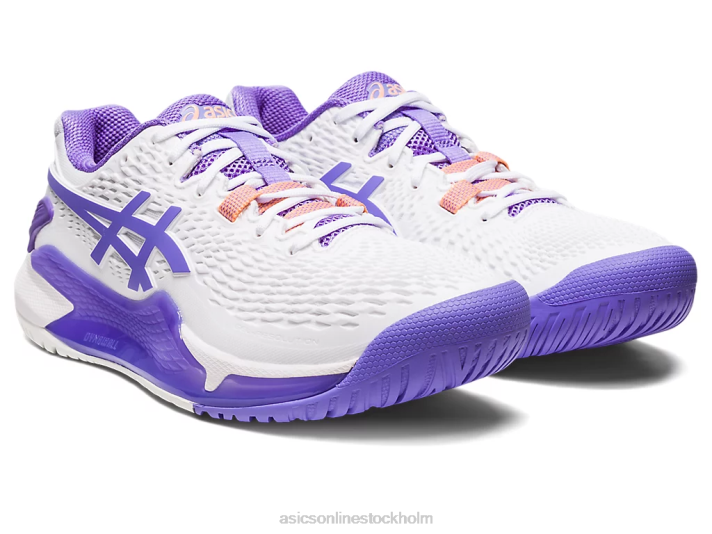 Asics gelupplösning 9 kvinnor D6D02427 vit/ametist