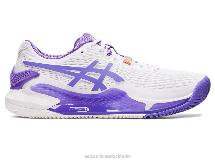 Asics gelupplösning 9 lera kvinnor D6D02452 vit/ametist