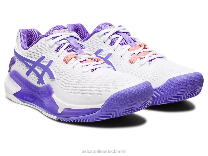 Asics gelupplösning 9 lera kvinnor D6D02452 vit/ametist