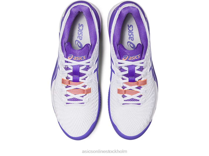 Asics gelupplösning 9 lera kvinnor D6D02452 vit/ametist