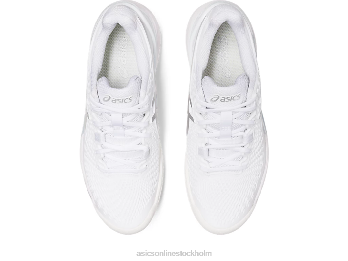 Asics gelupplösning 9 lera kvinnor D6D02459 vit/rent silver