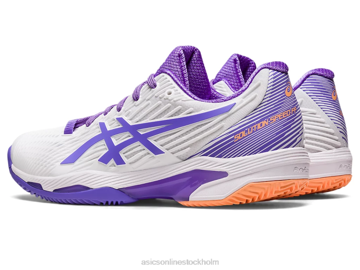 Asics lösning hastighet ff 2 lera kvinnor D6D02551 vit/ametist
