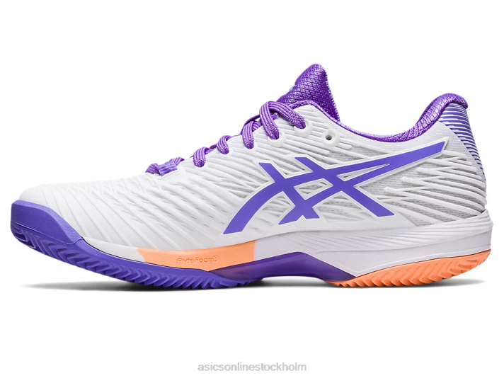 Asics lösning hastighet ff 2 lera kvinnor D6D02551 vit/ametist