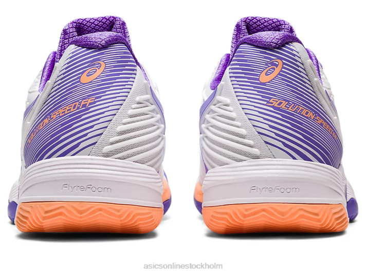 Asics lösning hastighet ff 2 lera kvinnor D6D02551 vit/ametist