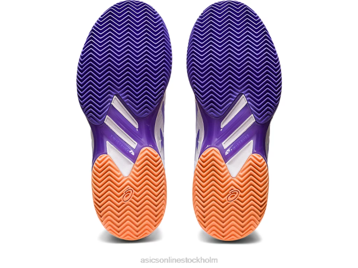 Asics lösning hastighet ff 2 lera kvinnor D6D02551 vit/ametist