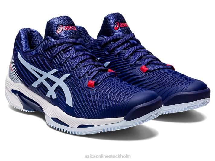 Asics lösning hastighet ff 2 lera kvinnor D6D03018 dyk blå/mjuk himmel