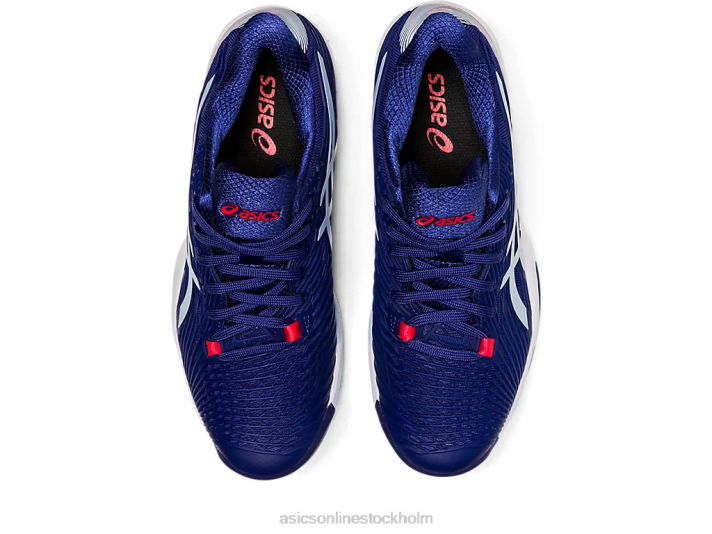 Asics lösning hastighet ff 2 lera kvinnor D6D03018 dyk blå/mjuk himmel