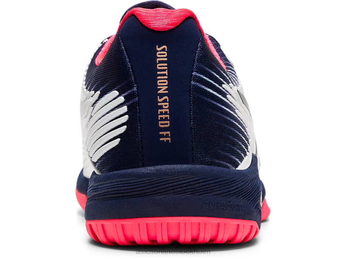 Asics lösning hastighet ff kvinnor D6D04189 vit/peacoat