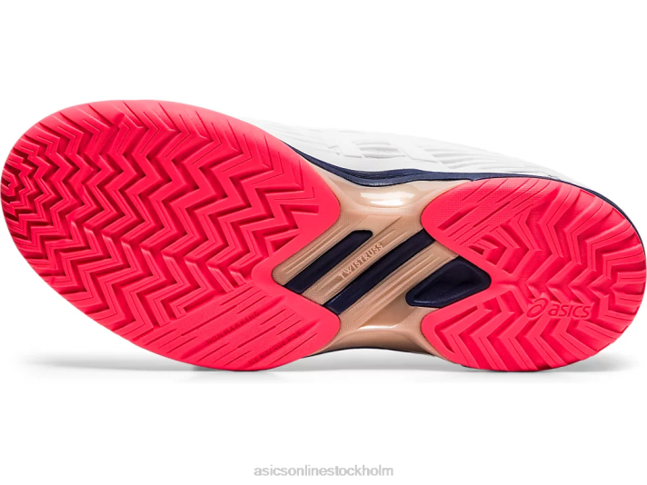 Asics lösning hastighet ff kvinnor D6D04189 vit/peacoat