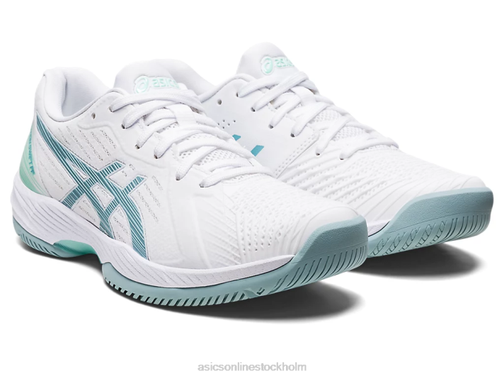 Asics lösning swift ff kvinnor D6D03022 vit/rökblå