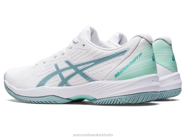 Asics lösning swift ff kvinnor D6D03022 vit/rökblå
