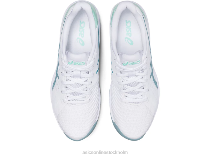 Asics lösning swift ff kvinnor D6D03022 vit/rökblå