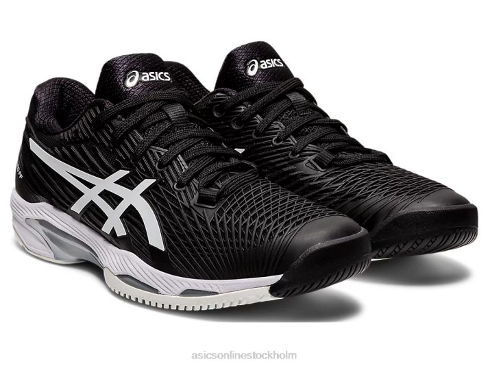 Asics lösningshastighet ff 2 kvinnor D6D02354 svart vit