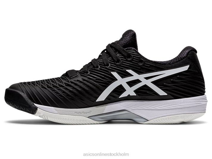 Asics lösningshastighet ff 2 kvinnor D6D02354 svart vit