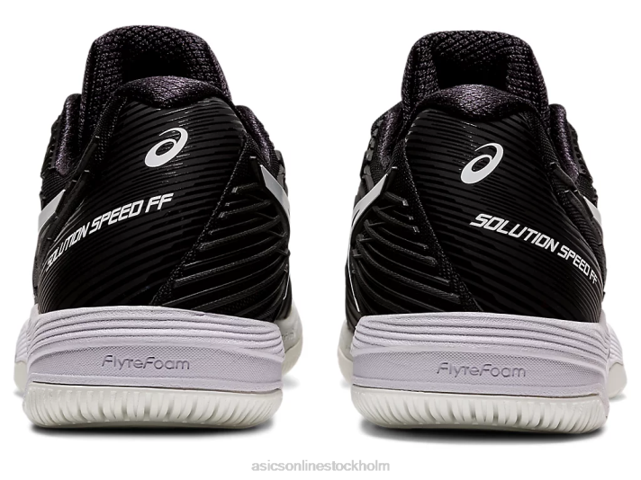 Asics lösningshastighet ff 2 kvinnor D6D02354 svart vit