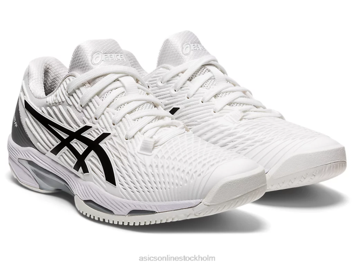 Asics lösningshastighet ff 2 kvinnor D6D02595 vit svart