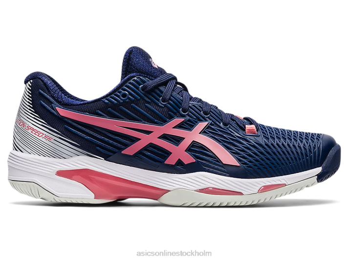 Asics lösningshastighet ff 2 kvinnor D6D03654 peacoat/smokey rose