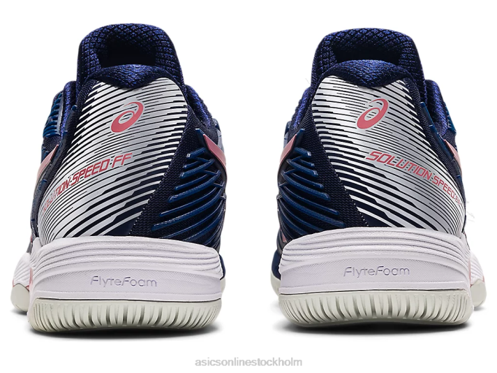 Asics lösningshastighet ff 2 kvinnor D6D03654 peacoat/smokey rose