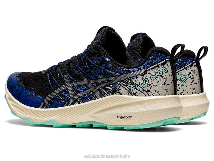 Asics fuji lite 2 kvinnor D6D03898 svart/rent silver