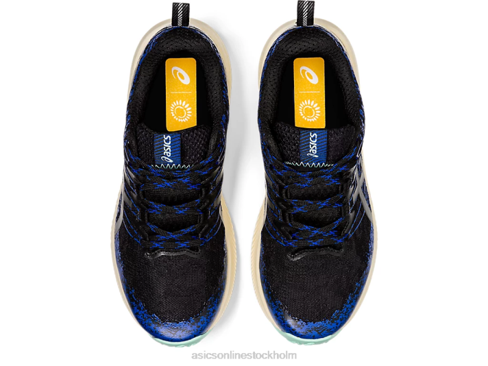 Asics fuji lite 2 kvinnor D6D03898 svart/rent silver