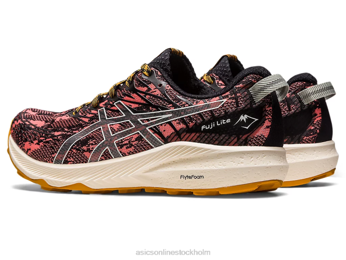 Asics fuji lite 3 kvinnor D6D02629 papaya/lätt salvia