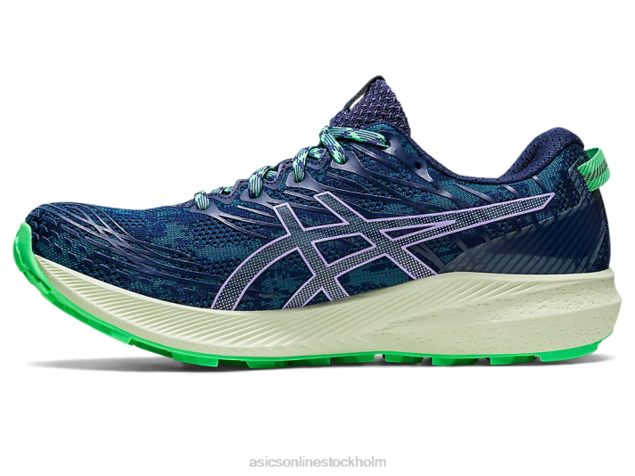 Asics fuji lite 3 kvinnor D6D02639 bläck kricka/digital violett