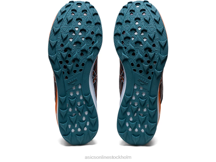 Asics fujispeed kvinnor D6D02906 svart/nova orange