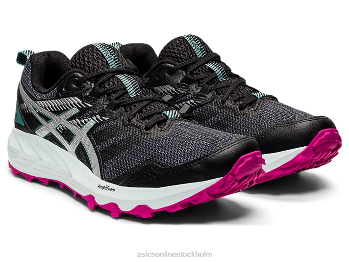 Asics gel-sonom 6 kvinnor D6D03558 svart/rent silver