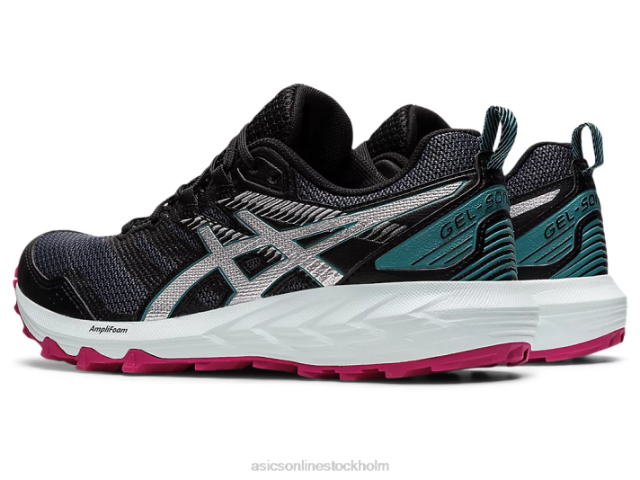 Asics gel-sonom 6 kvinnor D6D03558 svart/rent silver