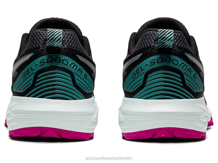 Asics gel-sonom 6 kvinnor D6D03558 svart/rent silver