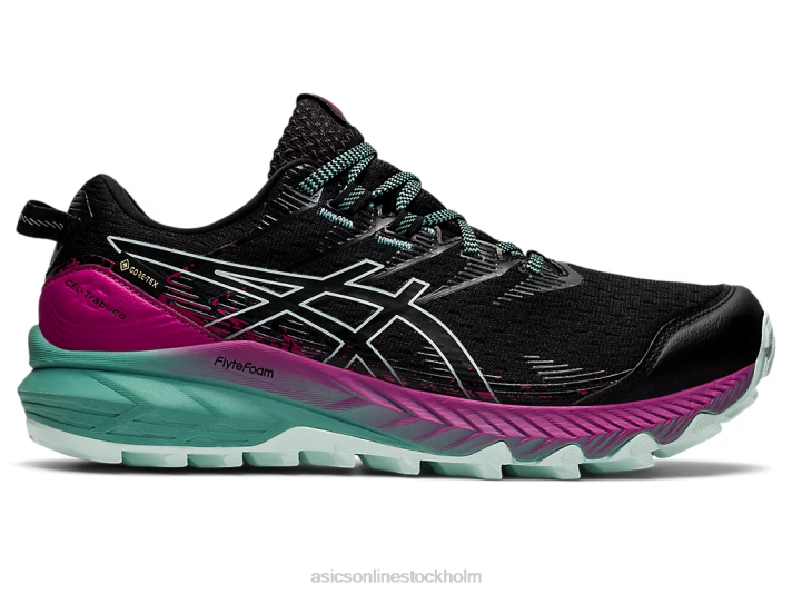 Asics gel-trabuco 10 gtx kvinnor D6D03114 svart/lugnande hav